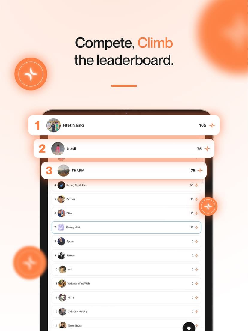 Compete, Climb the Leaderboard