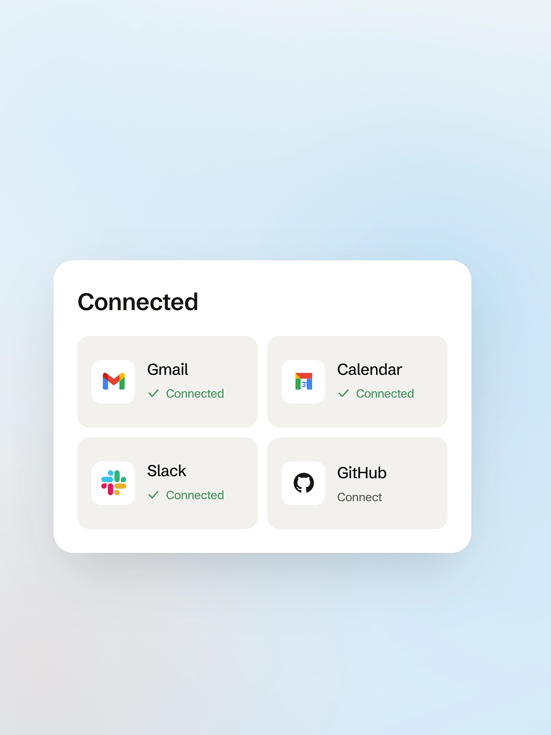 Connect your tools so your teammate can read your world and start real work.